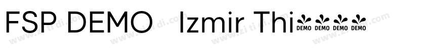 FSP DEMO   Izmir Thi字体转换